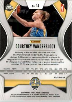 2020 Panini Prizm WNBA - Silver #14 Courtney Vandersloot Back