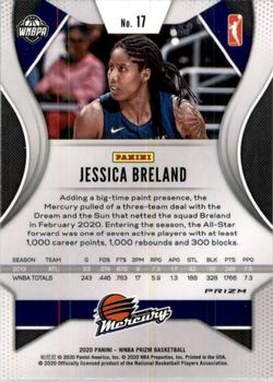2020 Panini Prizm WNBA - Silver #17 Jessica Breland Back