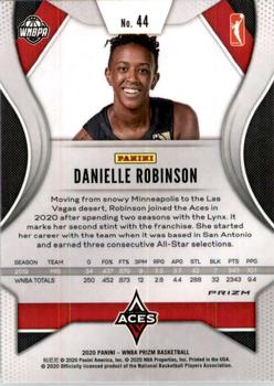 2020 Panini Prizm WNBA - Silver #44 Danielle Robinson Back