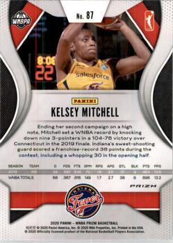 2020 Panini Prizm WNBA - Silver #87 Kelsey Mitchell Back