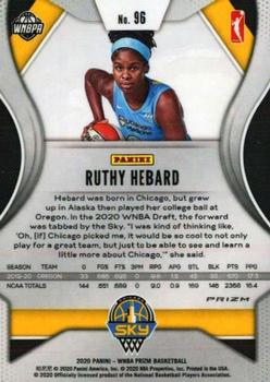 2020 Panini Prizm WNBA - Silver #96 Ruthy Hebard Back