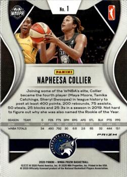 2020 Panini Prizm WNBA - Hyper #1 Napheesa Collier Back