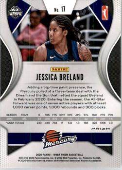 2020 Panini Prizm WNBA - Hyper #17 Jessica Breland Back