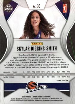 2020 Panini Prizm WNBA - Hyper #33 Skylar Diggins-Smith Back