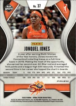 2020 Panini Prizm WNBA - Hyper #37 Jonquel Jones Back