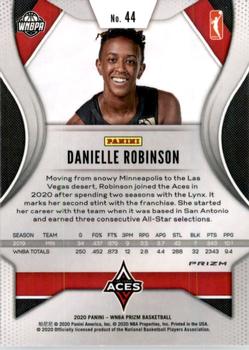 2020 Panini Prizm WNBA - Hyper #44 Danielle Robinson Back