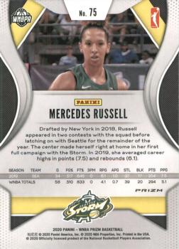 2020 Panini Prizm WNBA - Ice #75 Mercedes Russell Back