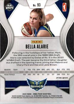 2020 Panini Prizm WNBA - Ice #93 Bella Alarie Back