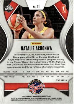 2020 Panini Prizm WNBA - Ruby Wave #11 Natalie Achonwa Back