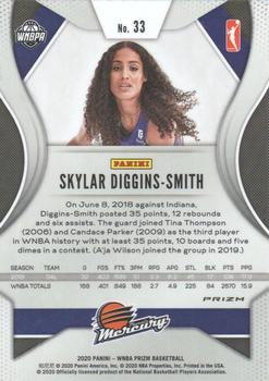 2020 Panini Prizm WNBA - Ruby Wave #33 Skylar Diggins-Smith Back