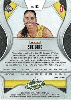 2020 Panini Prizm WNBA - Ruby Wave #53 Sue Bird Back