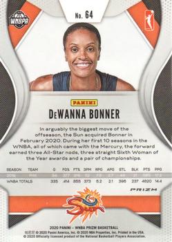 2020 Panini Prizm WNBA - Ruby Wave #64 DeWanna Bonner Back