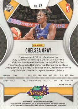 2020 Panini Prizm WNBA - Ruby Wave #72 Chelsea Gray Back