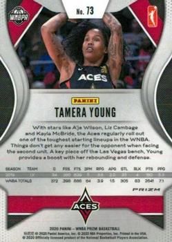 2020 Panini Prizm WNBA - Ruby Wave #73 Tamera Young Back