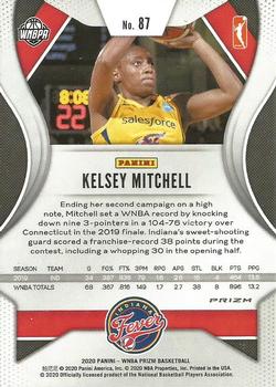 2020 Panini Prizm WNBA - Ruby Wave #87 Kelsey Mitchell Back