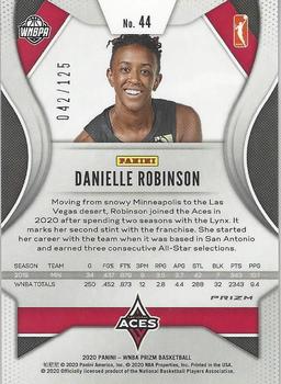 2020 Panini Prizm WNBA - Purple #44 Danielle Robinson Back