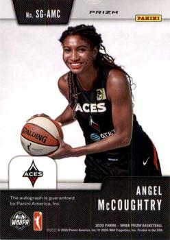 2020 Panini Prizm WNBA - Signatures Silver #SG-AMC Angel McCoughtry Back