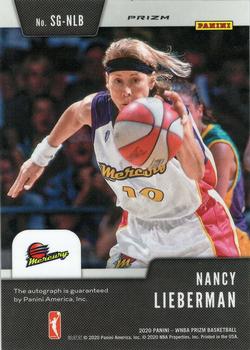 2020 Panini Prizm WNBA - Signatures Silver #SG-NLB Nancy Lieberman Back