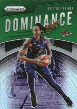 2020 Panini Prizm WNBA - Dominance Green #1 Brittney Griner Front