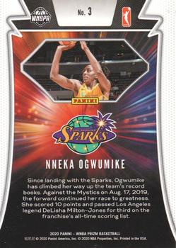 2020 Panini Prizm WNBA - Far Out #3 Nneka Ogwumike Back