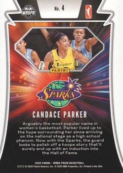 2020 Panini Prizm WNBA - Far Out #4 Candace Parker Back