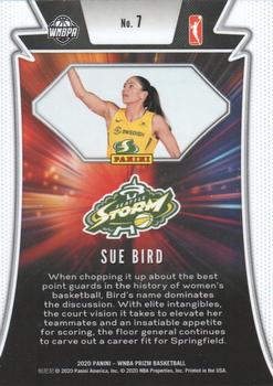2020 Panini Prizm WNBA - Far Out #7 Sue Bird Back