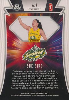 2020 Panini Prizm WNBA - Far Out Gold #7 Sue Bird Back