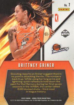 2020 Panini Prizm WNBA - Fearless #7 Brittney Griner Back
