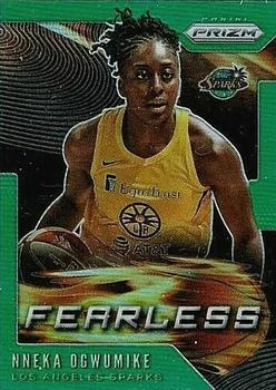 2020 Panini Prizm WNBA - Fearless Green #2 Nneka Ogwumike Front