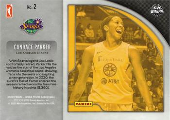 2020 Panini Prizm WNBA - Get Hyped #2 Candace Parker Back