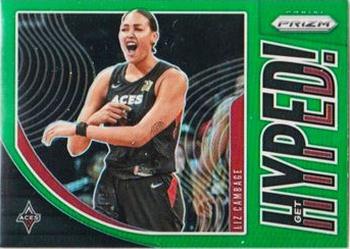 2020 Panini Prizm WNBA - Get Hyped Green #1 Liz Cambage Front
