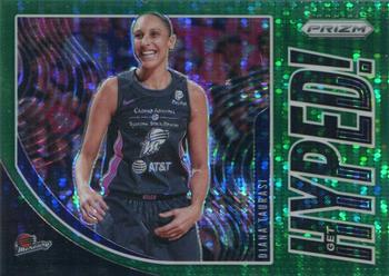 2020 Panini Prizm WNBA - Get Hyped Green Pulsar #6 Diana Taurasi Front