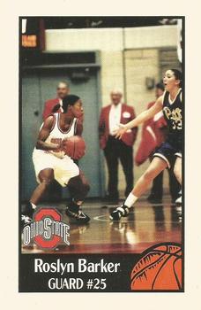 1995-96 Ohio State Basketball Women #NNO Roslyn Barker Front