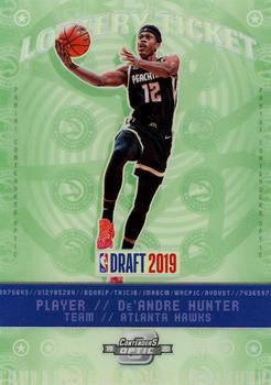 2019-20 Panini Contenders Optic - Lottery Ticket #4 De'Andre Hunter Front