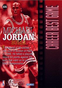 1996-97 Hoops #335 Michael Jordan Back