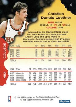 1996-97 Hoops #4 Christian Laettner Back