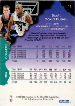 1996-97 Hoops #14 Scott Burrell Back