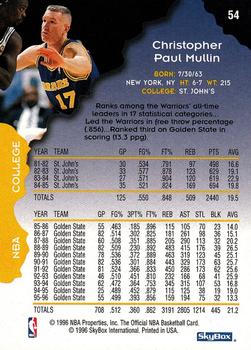 1996-97 Hoops #54 Chris Mullin Back