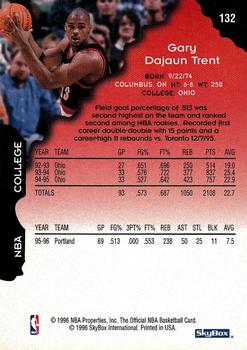1996-97 Hoops #132 Gary Trent Back
