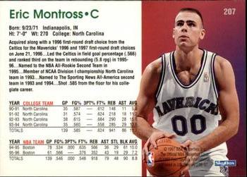 1996-97 Hoops #207 Eric Montross Back