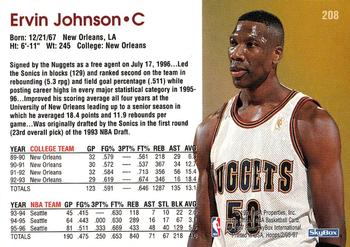 1996-97 Hoops #208 Ervin Johnson Back