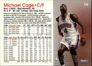 1996-97 Hoops #230 Michael Cage Back