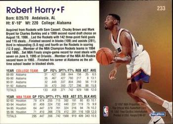1996-97 Hoops #233 Robert Horry Back