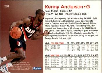 1996-97 Hoops #234 Kenny Anderson Back