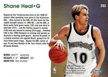 1996-97 Hoops #293 Shane Heal Back