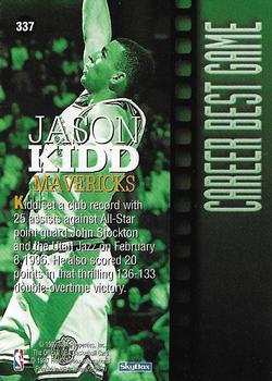 1996-97 Hoops #337 Jason Kidd Back