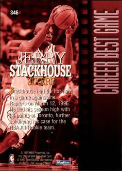 1996-97 Hoops #346 Jerry Stackhouse Back