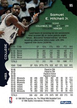 1996-97 Hoops #95 Sam Mitchell Back