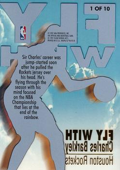 1996-97 Hoops - Fly With #1 Charles Barkley Back