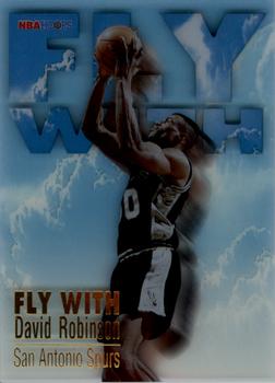 1996-97 Hoops - Fly With #6 David Robinson Front